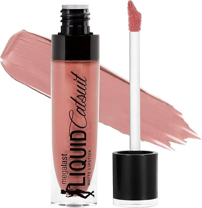 wet n wild Megalast Catsuit Matte Liquid Lipstick, Pink Nudist Peach | Lip Color Makeup | Moistur... | Amazon (US)