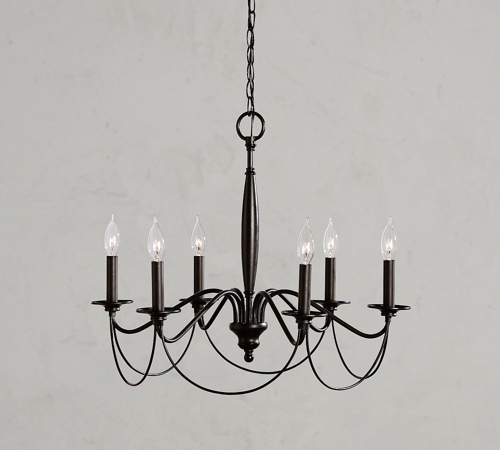 Graham Iron Chandelier (24") | Pottery Barn (US)