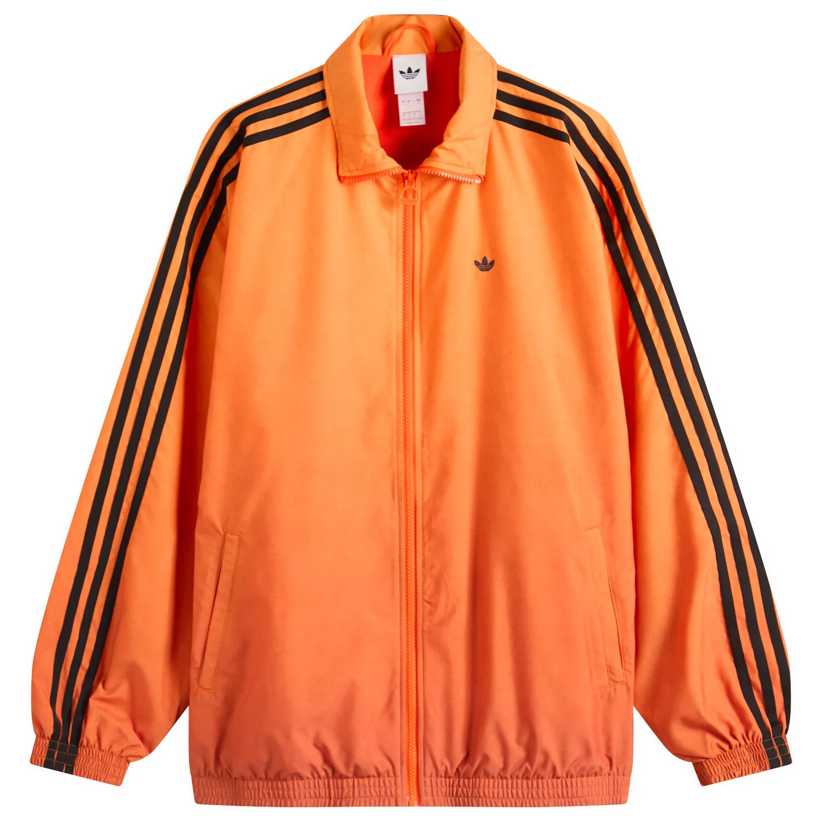 Adidas Women's Firebird Oversized Track Top in Multicolor/Crew Orange, Size X-Large | END. Clothing