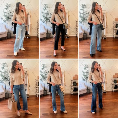 My top 6 jean picks for fall outfits and the perfect cashmere sweater - denim - fall jeans - casual fall outfit #falloutfit

#LTKstyletip #LTKsalealert #LTKSeasonal