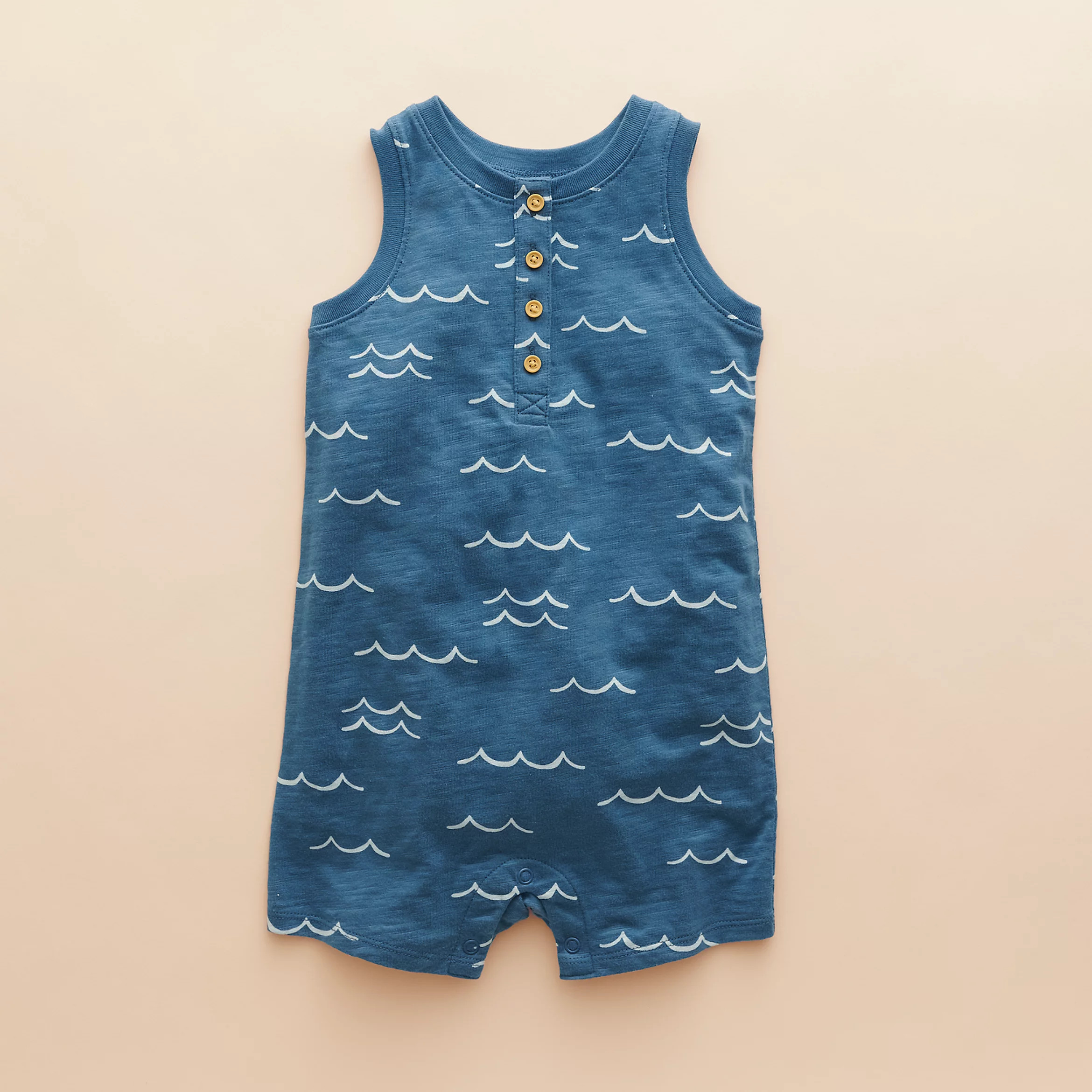 Baby Little Co. by Lauren Conrad Organic Henley Tank Romper | Kohl's