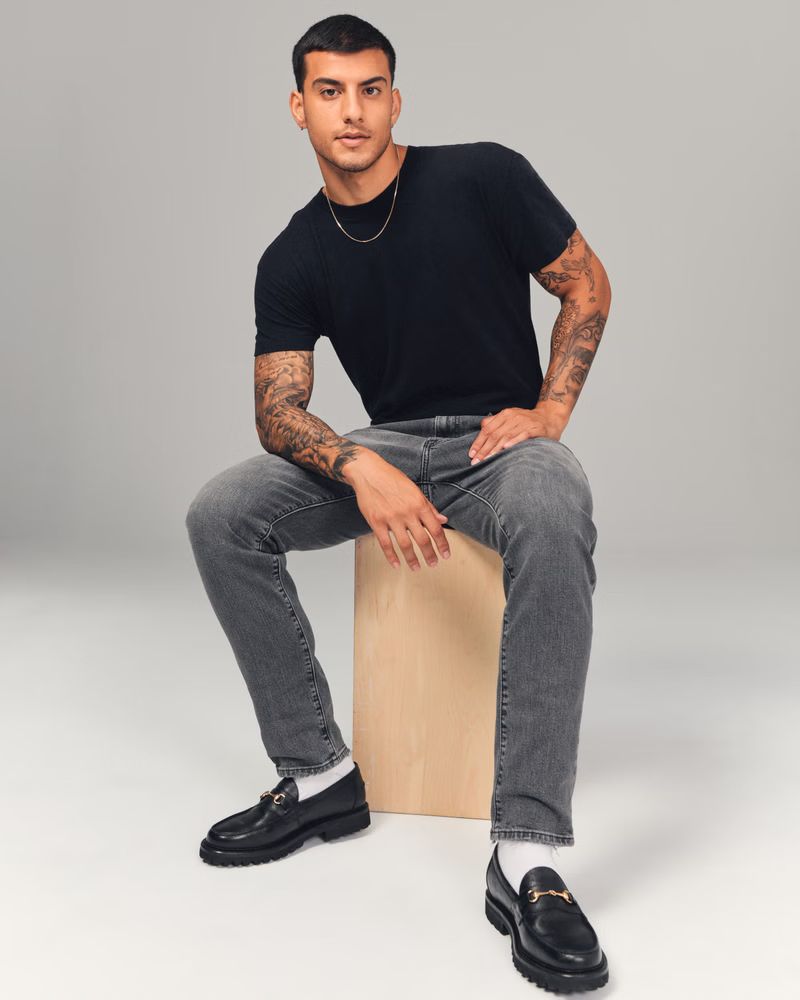 Men's Athletic Slim Jeans | Men's New Arrivals | Abercrombie.com | Abercrombie & Fitch (US)