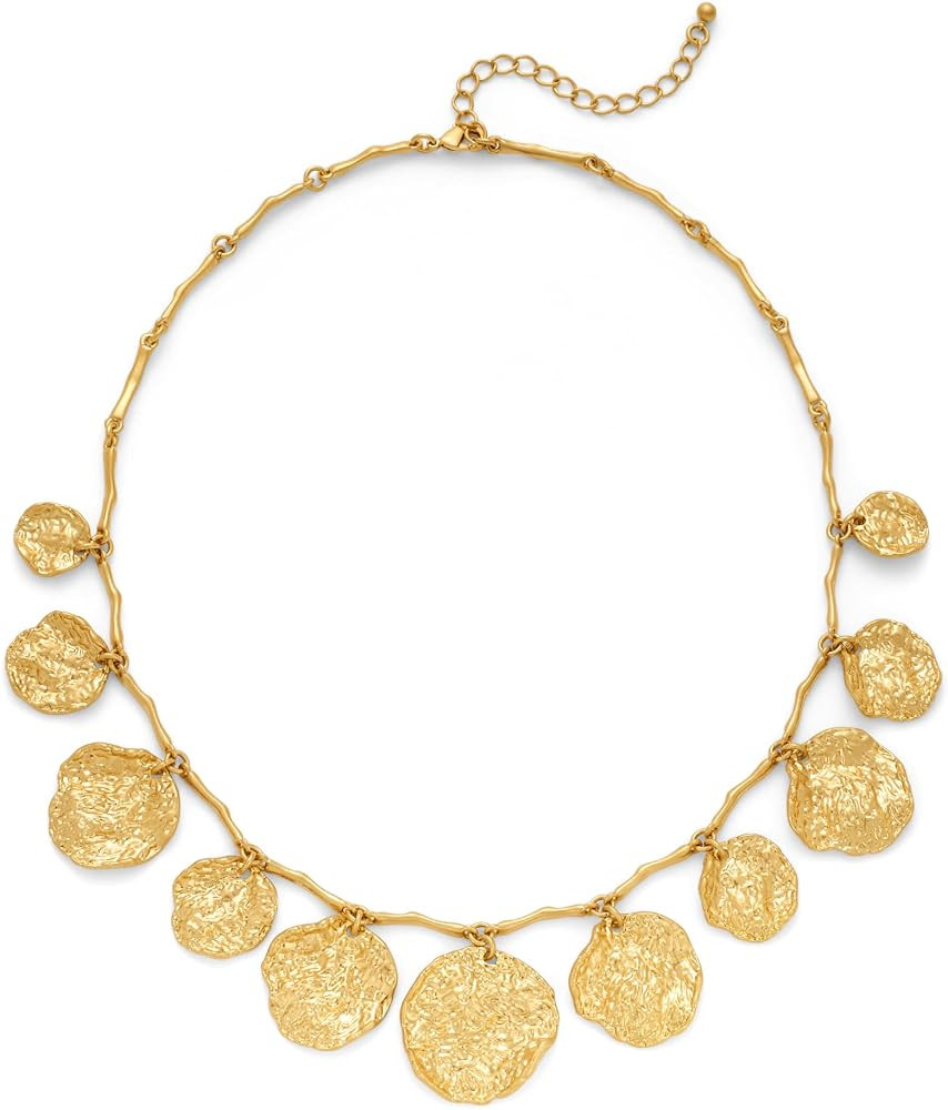 LILIE&WHITE Halskette Gold Damen Vintage M\u00fcnzanh\u00e4nger Kette, Handgefertigter Schmuck, F... | Amazon (DE)