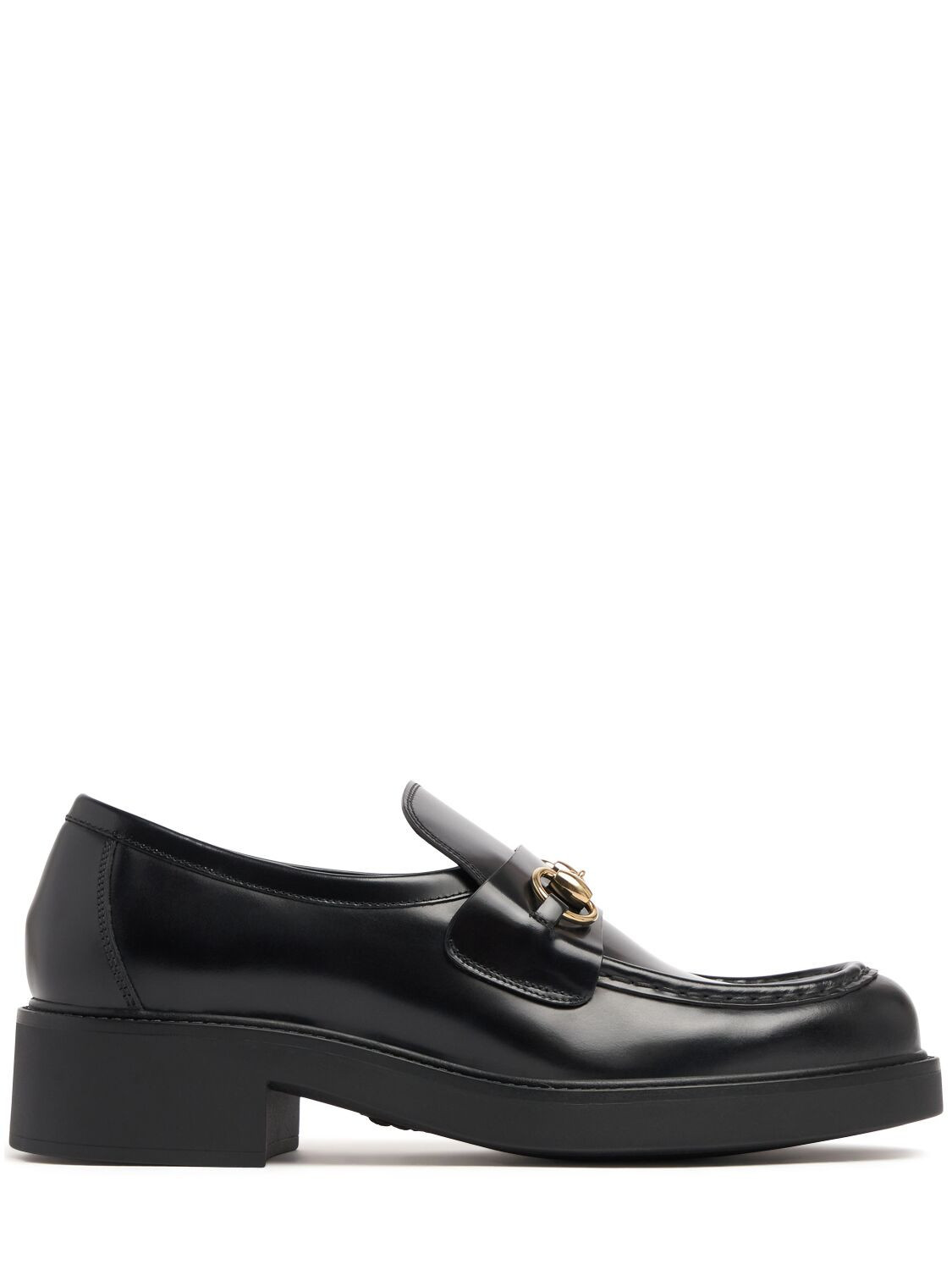 GUCCI | Leather loafers | WOMEN | Black | 40 | Calf | 3617131283591 | Luisaviaroma