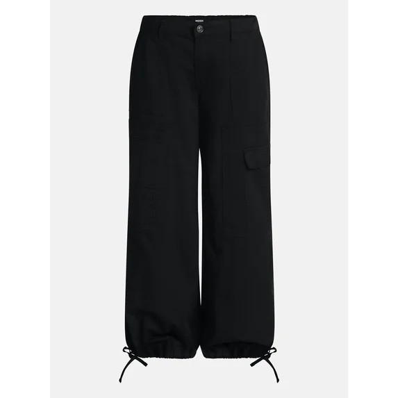 Madden NYC Women's Poplin Cargo Pants, Sizes XXS-XXL | Walmart (US)