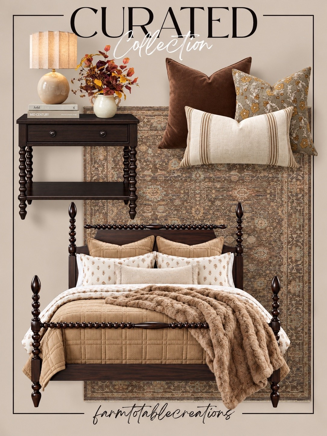 Cozy Bedroom Finds For Fall 🤎
Warm layers, rich wood tones, cozy textures, and the prettiest fall-inspired details make this bedroom feel so inviting. I love how these pieces come together for a collected, designer-inspired look that feels perfect for cozy season. 🍂

#FallBedroom #BedroomDecor #CozyBedroom #FallHomeDecor #NeutralHome #BedroomInspo #CozyHome #HomeDecorFinds