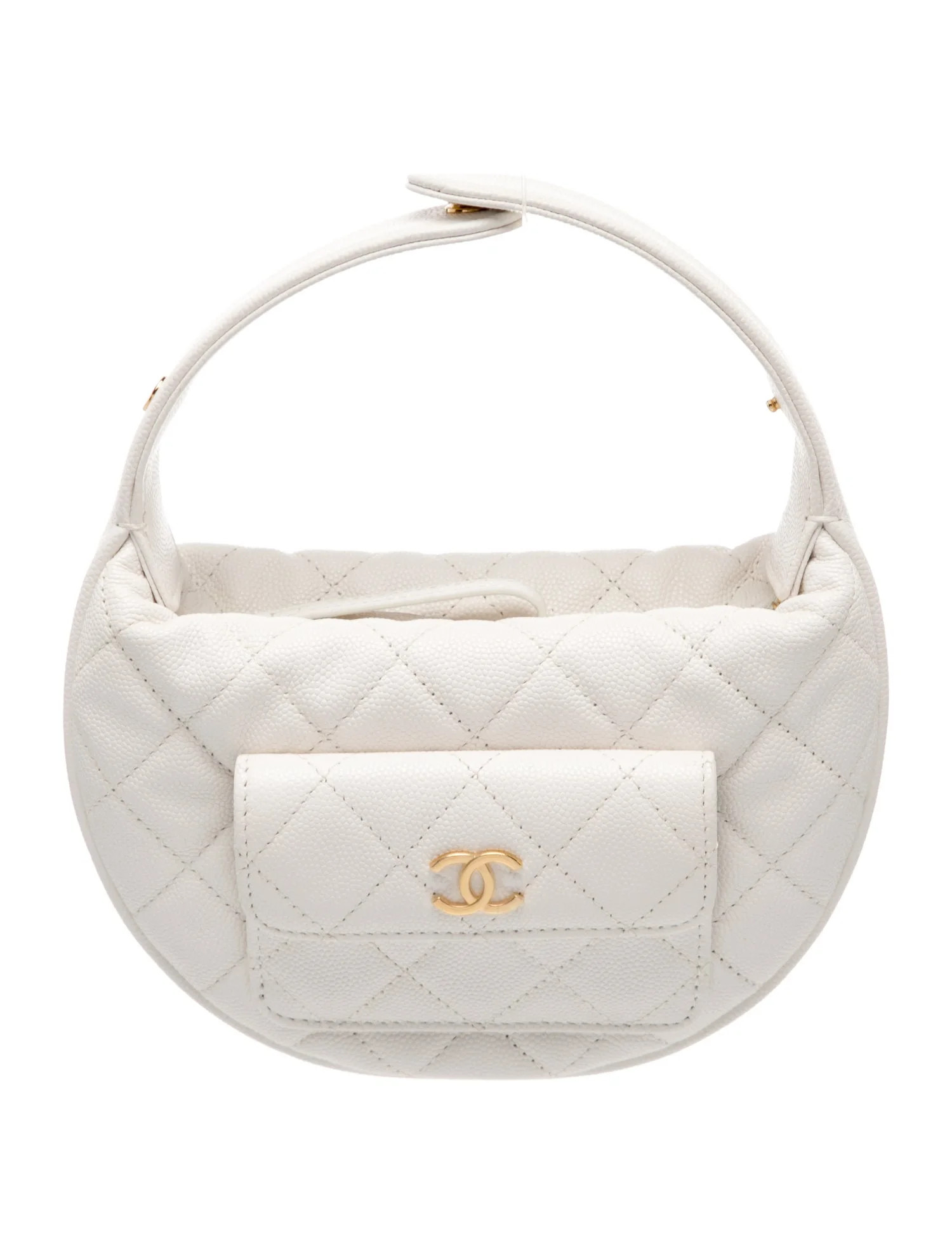 Chanel Polly Pocket Pouch Hobo - White Hobos, Handbags - CHA1383750 | The RealReal | The RealReal