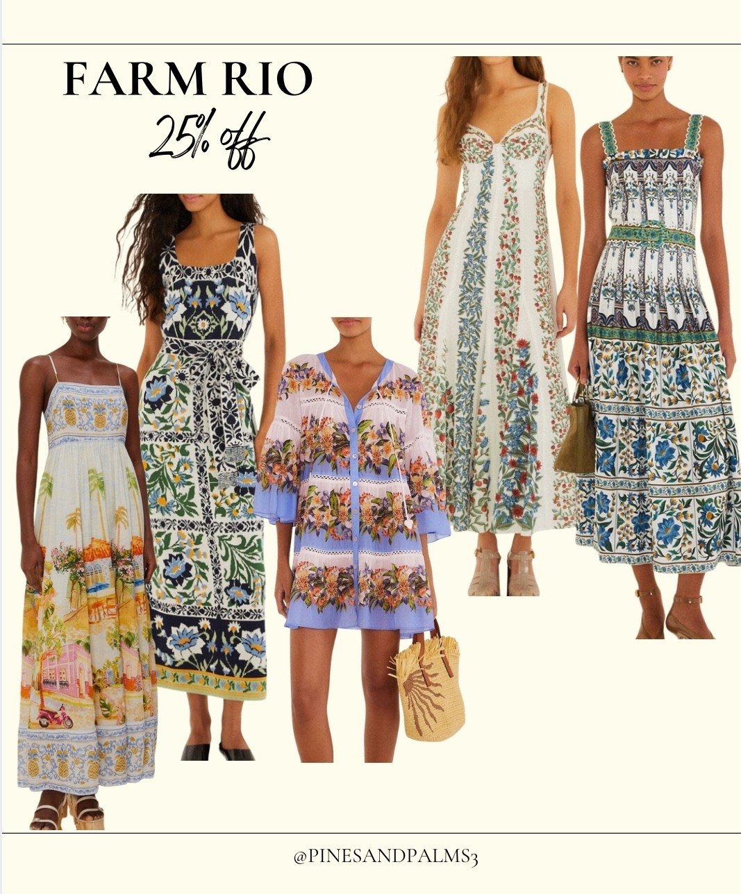 Farm Rio 25% off 

#LTKMothersDay #LTKSeasonal #LTKSaleAlert