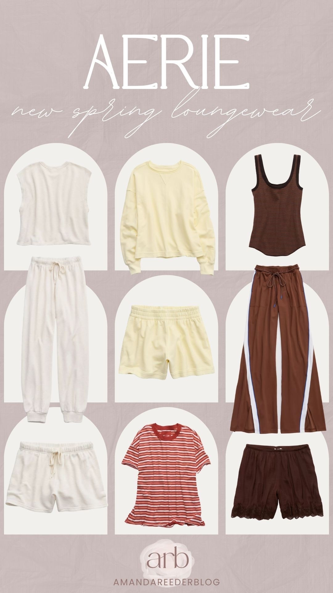 New Spring Loungewear at Aerie!
aerie new arrivals, aerie loungewear, casual spring outfit, travel outfit 

#LTKMidsize #LTKTravel #LTKSaleAlert