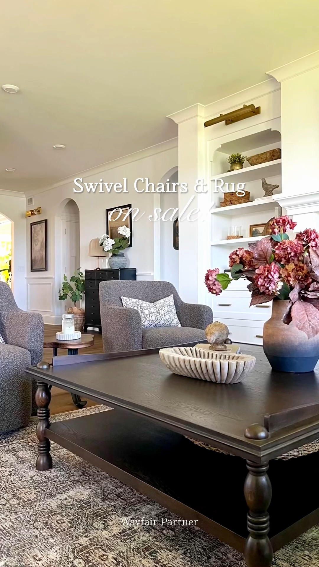 #ad This color in these swivel chairs coordinates so beautifully with this rug! Both are on the @Wayfair Black Friday In July sale — their biggest sale of the summer! Many items are up to 80% off during the sale. The sale runs through July 27 and you also get free shipping!


#wayfairpartner #wayfair

#LTKSeasonal #LTKSaleAlert #LTKHome