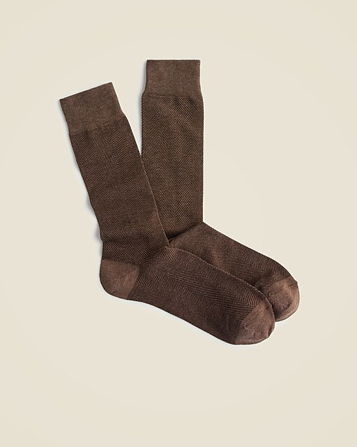 Dress socks in herringbone | J. Crew US