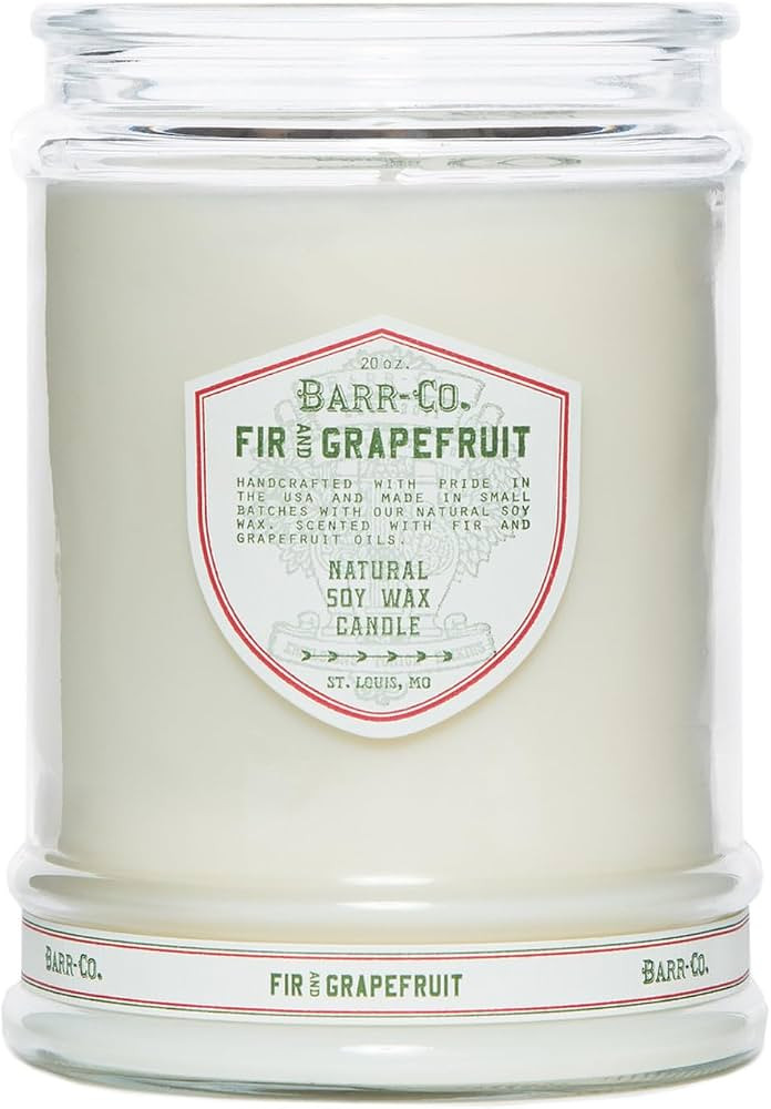 Barr-Co. Fir & Grapefruit Glass Tumbler Candle, 20 oz | Amazon (US)