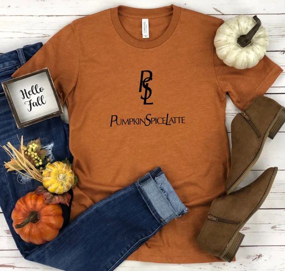 Pumpkin Spice Latte Tshirt  Fall Shirt - Etsy | Etsy (US)