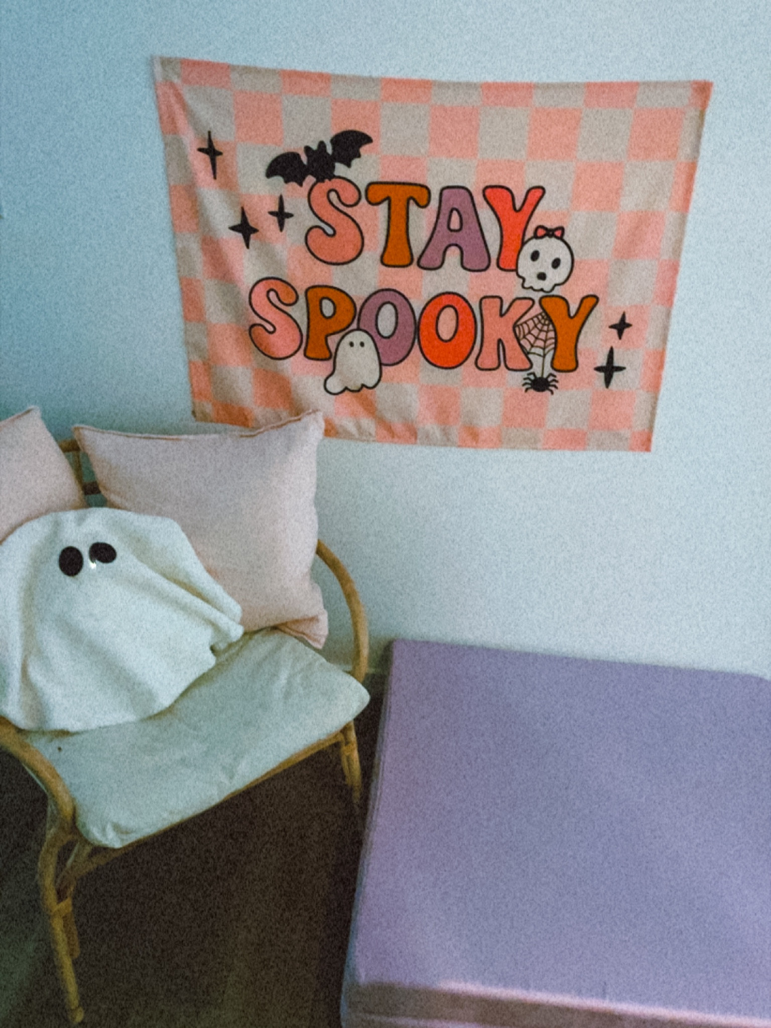 Stay Spooky ✌🏼💜✨ 

#HalloweenDecor #Halloween #HomeDecor #Banners #Playroom #HappyHalloween #GhostPillow #Nugget #HunnyPrints 

#LTKHalloween #LTKSeasonal #LTKHome