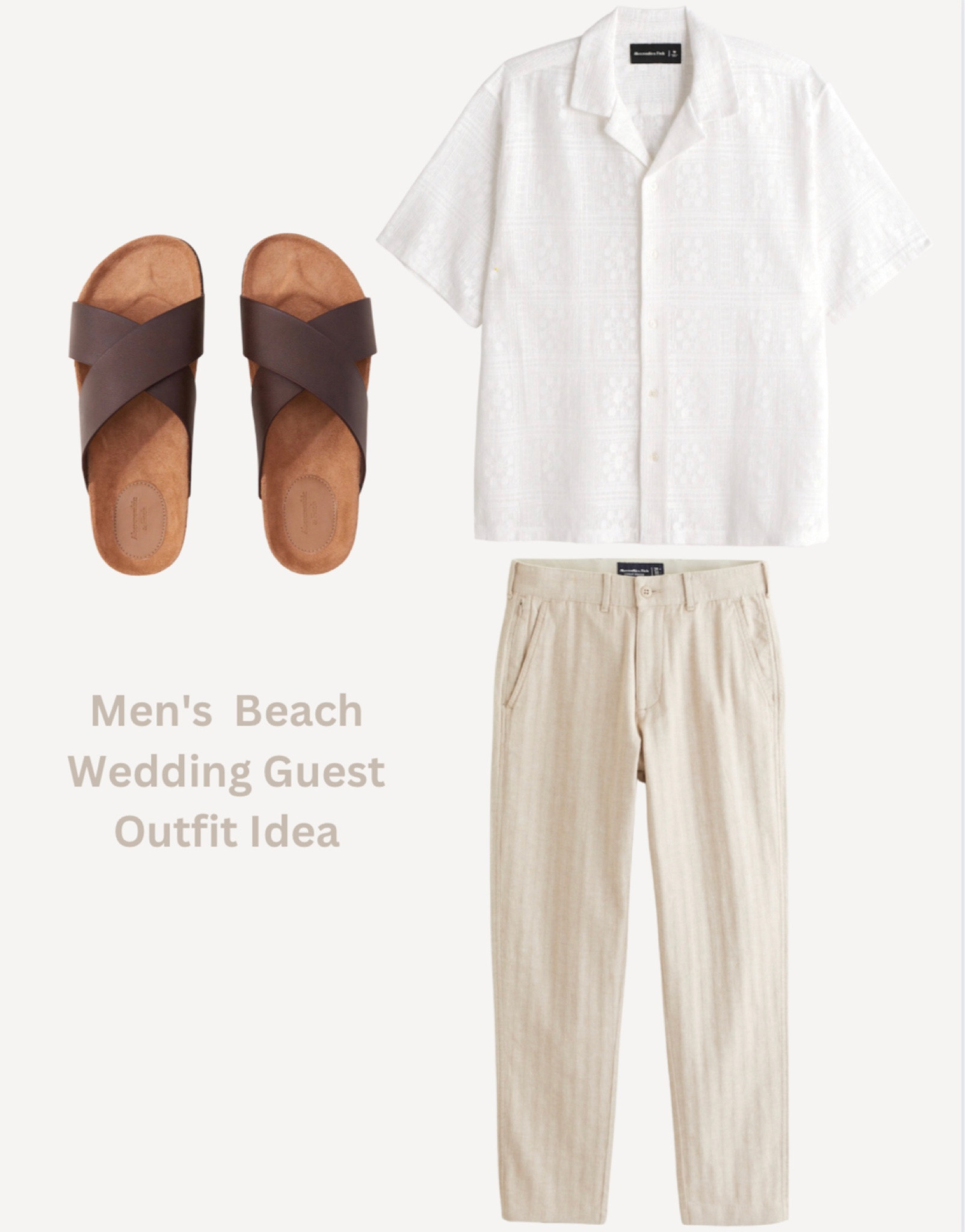 Mens beach summer outfit, vacation outfit, casual wedding guest, beach wedding guest, summer outfit ideas. Resortwear, resort outfit. 

#LTKSeasonal #LTKstyletip #LTKmens