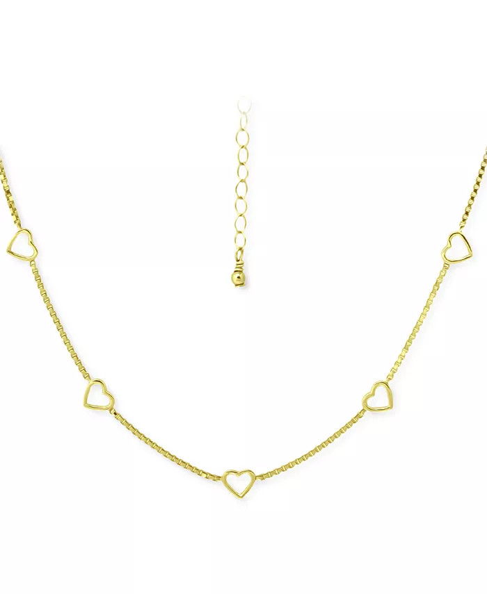 Giani Bernini Open Heart Chain Necklace, 16 | Macy's
