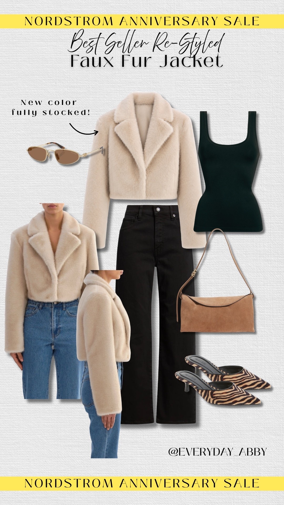 New color just dropped for this faux fur jacket and I immediately ordered it! So chic! #NSale 🔥🔥🔥

#LTKdayinmylife #LTKgrwm #LTKootd
