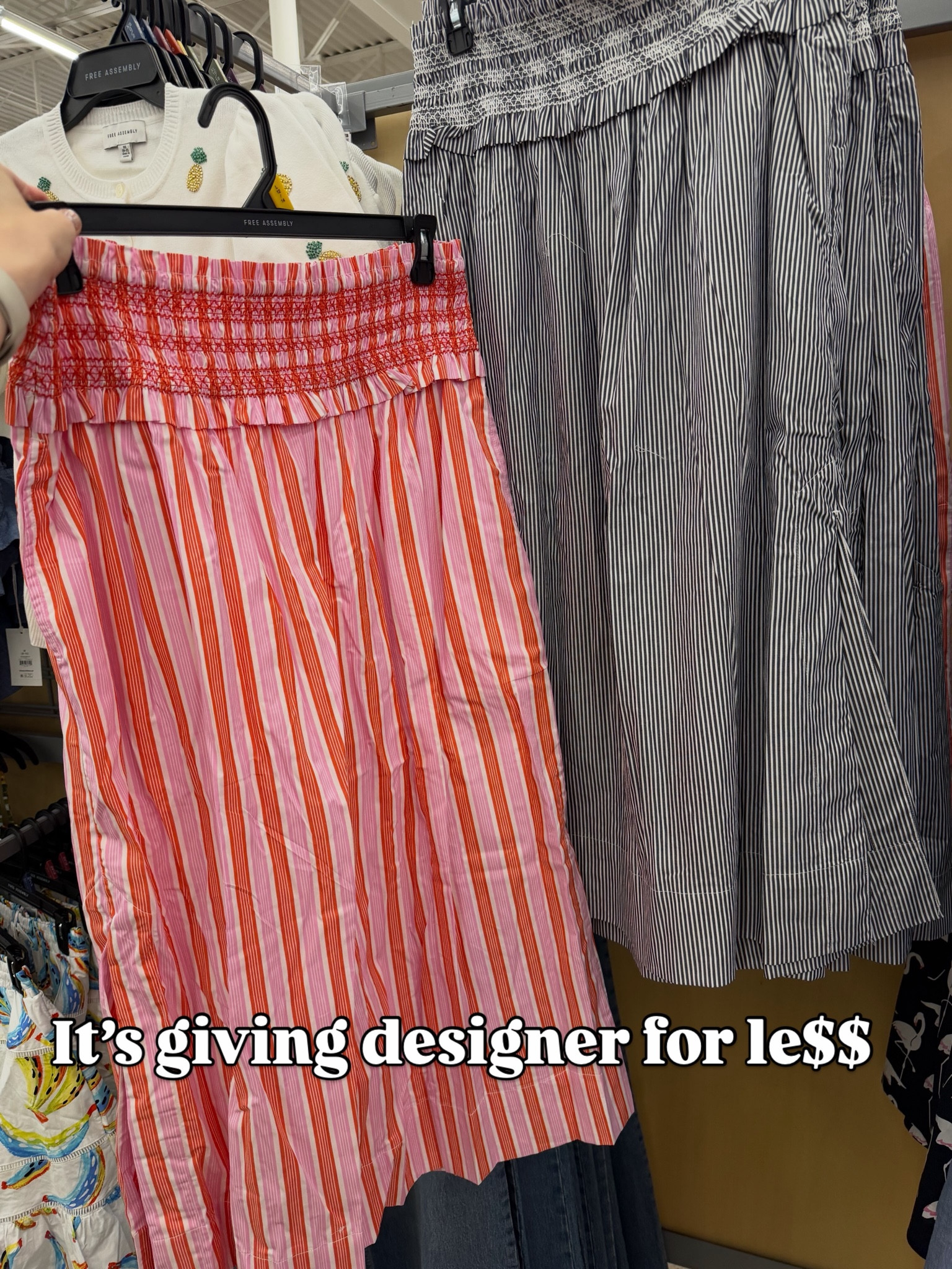 Used to be so hard to find a nice skirt but Walmart has several! This one does have a slit. Fit is tts. #walmartfashion