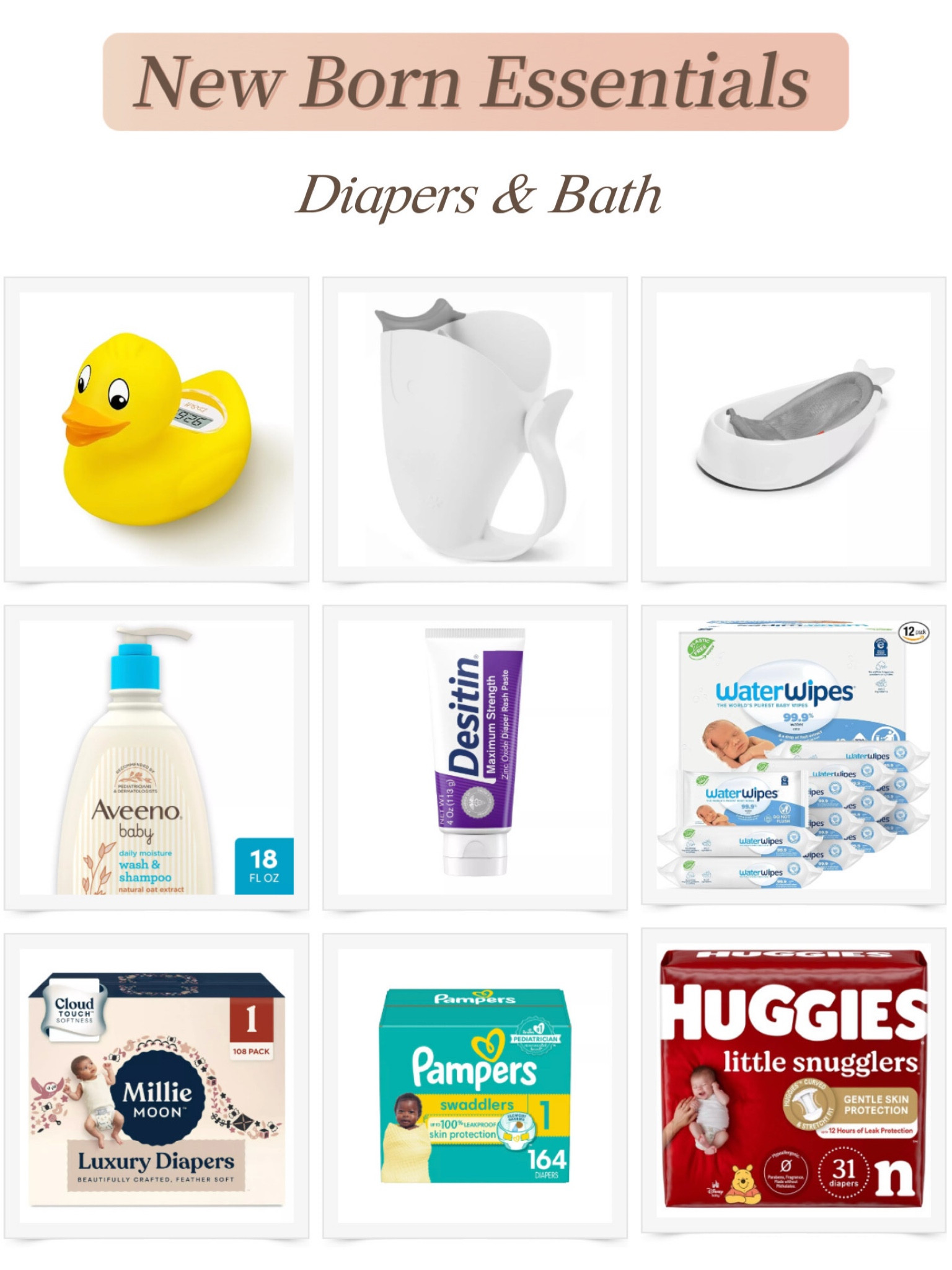 Diapers and bath accessories for new born - Nesting in progress placing orders crazily

#LTKBaby #LTKFamily #LTKHome