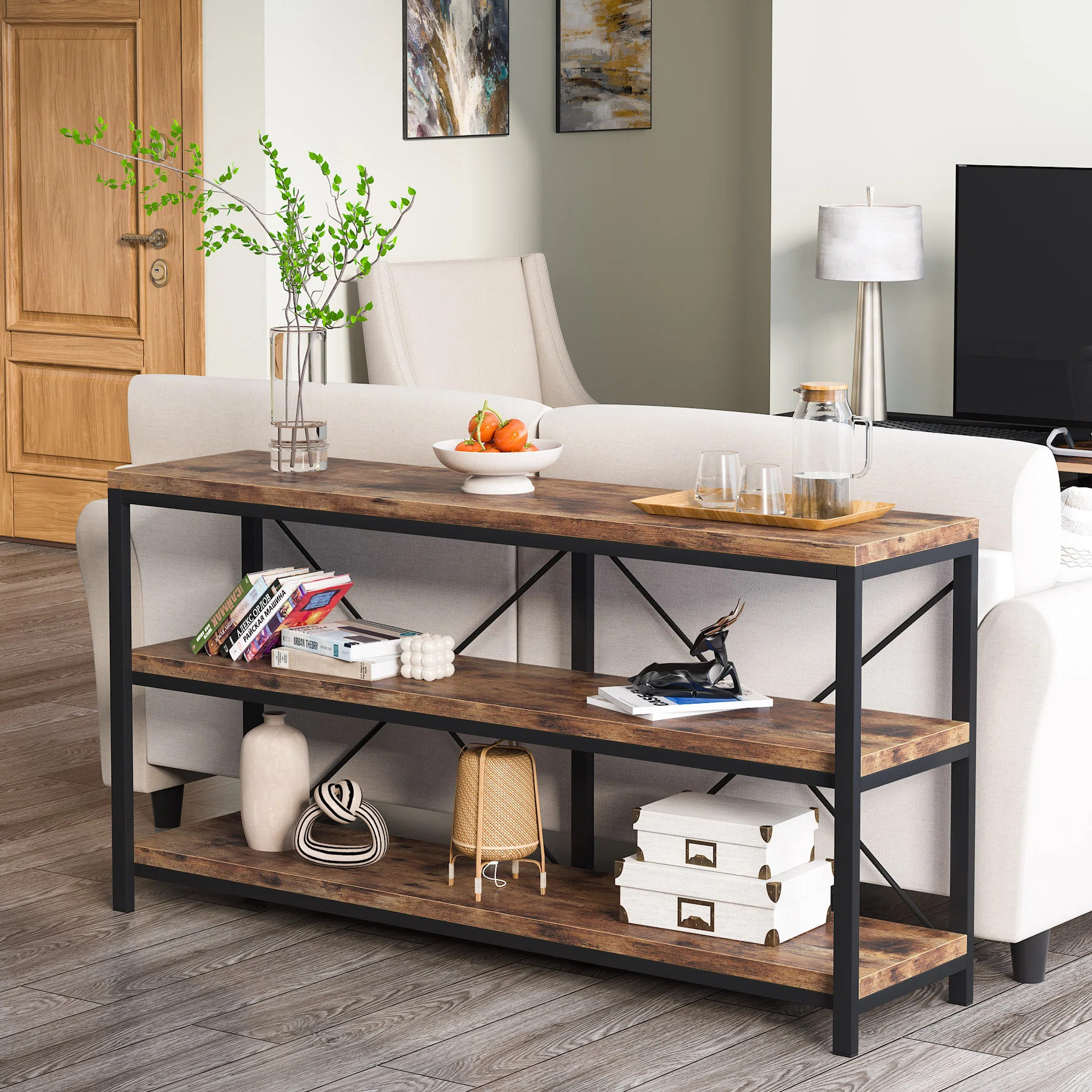 Keiryn 55.11" Console Table | Wayfair North America