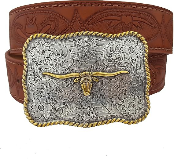 Perfect matched Western Long Horn Buckle Belt | Amazon (US)