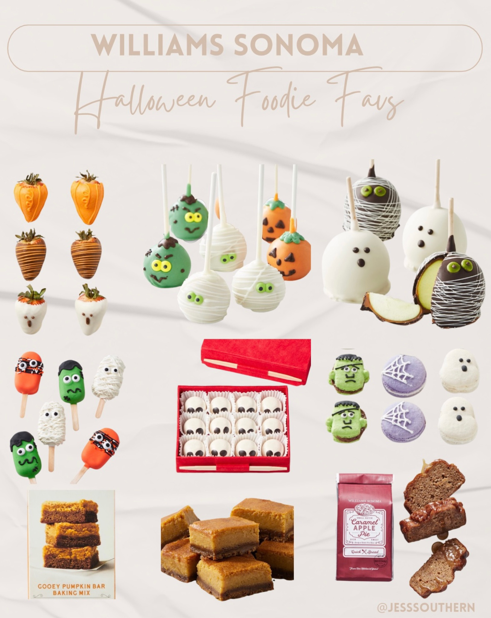 Williams Sonoma never fails on creating the most festive holiday treats! #holidaytreats #halloweentreats #LTKhalloween #williamssonoma

#LTKunder50 #LTKSeasonal #LTKfamily