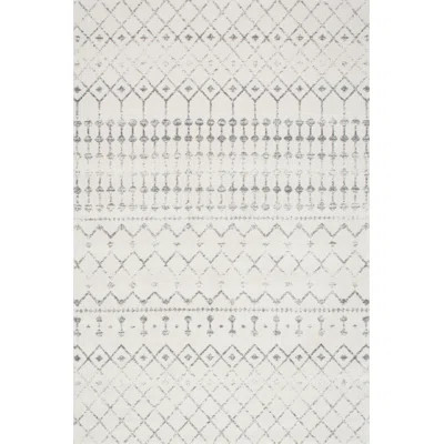 Lucienne Geometric Gray Area Rug Mistana™ Rug Size: Rectangle 8' x 10' | Wayfair North America