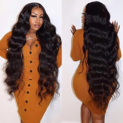 32 Inch Wear and Go Glueless Wigs Human Hair Pre Plukced Pre Cut 5x5 Hd Lace Closure Wigs Human Hair for Women 180% Density Ready to Wear Glueless Body Wave Lace Front Wigs Human Hair No Glue Wigs | Amazon (US)