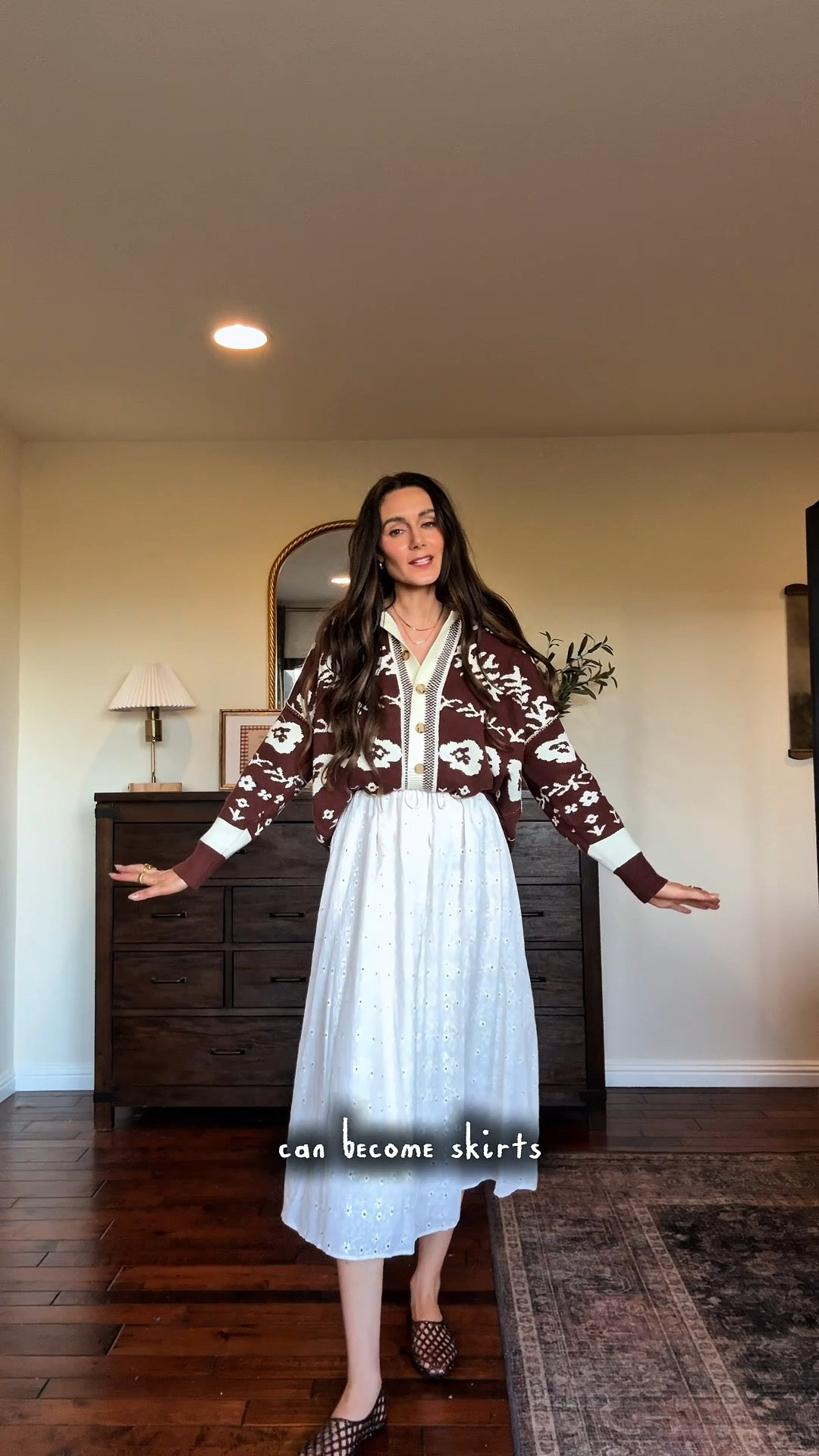 Planning my OOTD!￼
Wearing an extra small in the dress and a small in the sweater. 

#LTKWorkwear #LTKootd