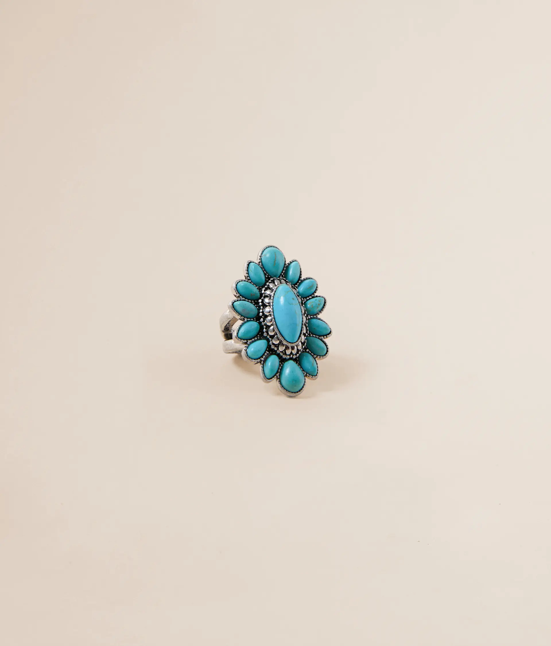 Cluster Turquoise Ring | Buckle