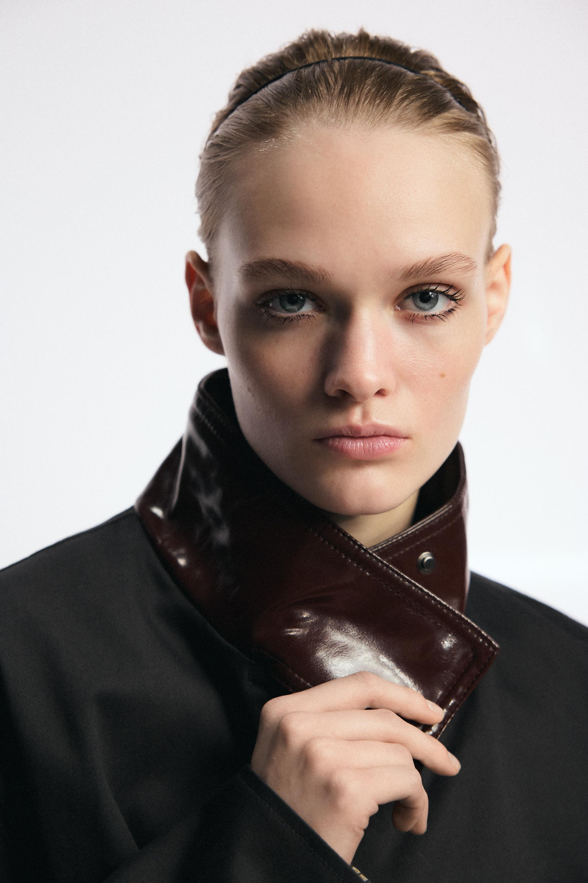 ZW COLLECTION CONTRAST COLLAR JACKET | Zara AU