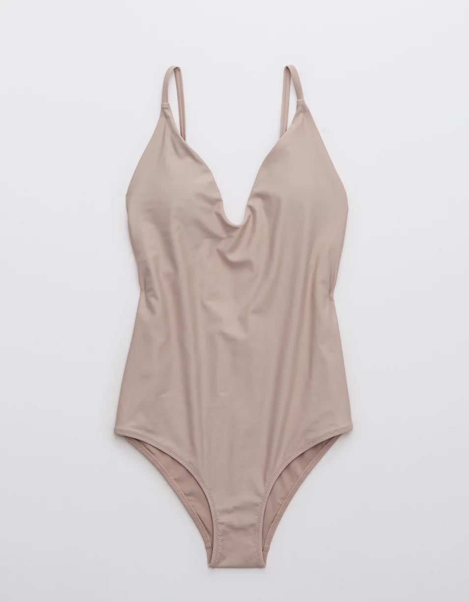 Aerie Ballet Scoop One Piece Swimsuit | American Eagle Outfitters (US & CA)
