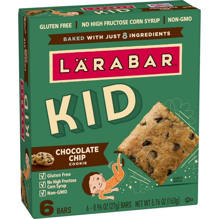 Larabar KID Chocolate Chip Cookie - 6ct | Target