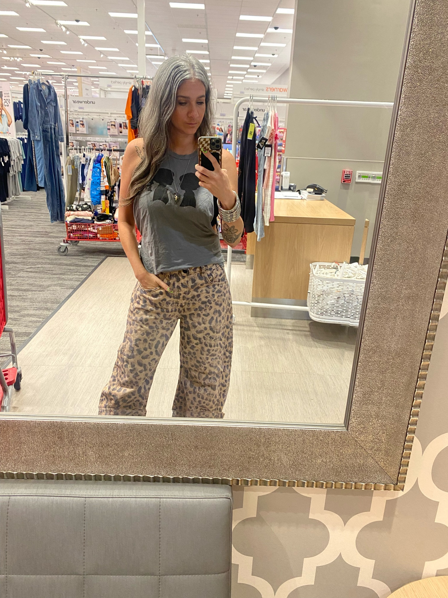 Target 🎯 stop with my middle little! She’s getting the leopard barrel Jean dupe yo my free people ones ! 

#LTKFindsUnder100 #LTKFallSale #LTKWorkwear