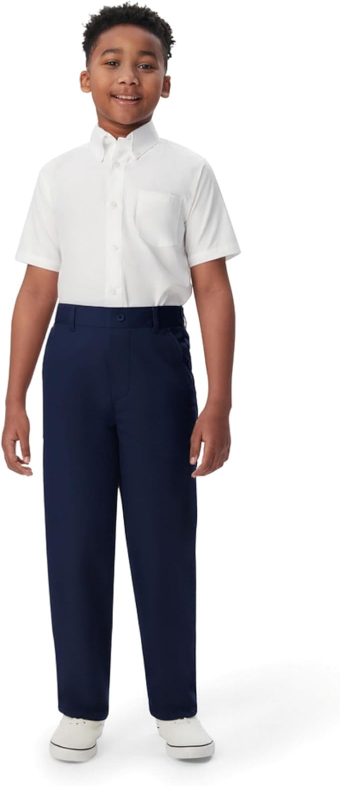 French Toast Boys Pull-On Relaxed Fit School Uniform Pant (Standard & Husky) | Amazon (US)