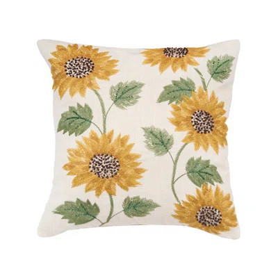 Blooming Sunflower Pillow | Wayfair North America