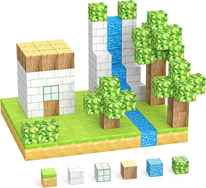 Magnetic Building Block, Magnetic Tiles Building Toys Toddler Toys STEM Sensory Construction Toys... | Amazon (CA)