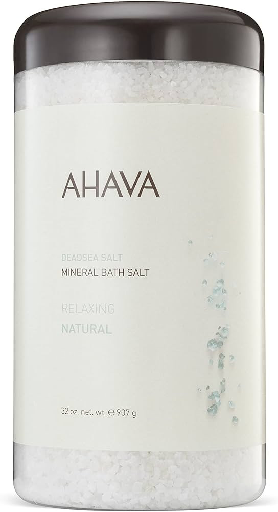 AHAVA Dead Sea Mineral Bath Salt- Intense Relaxation for Body & Mind, Elevates Moisture, Softens ... | Amazon (US)