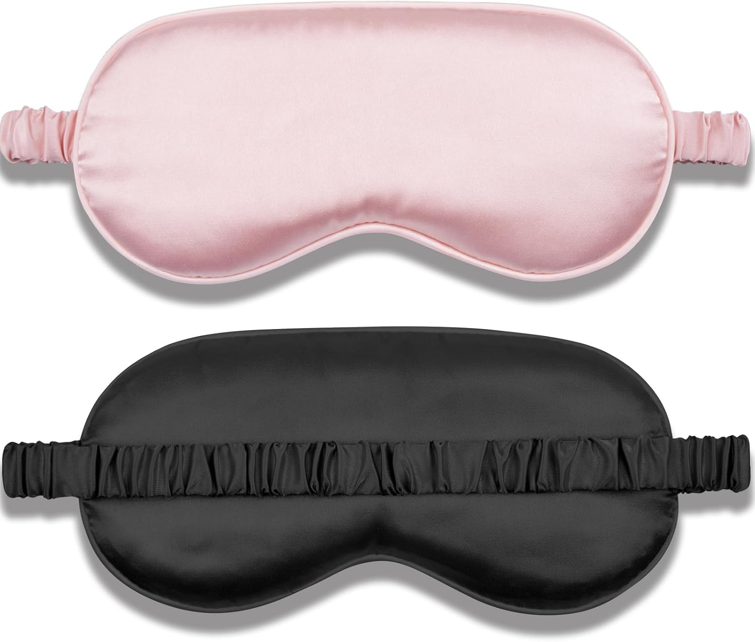 Amrules Sleep Mask Set of 2, Adjustable Silk Eye Mask for Sleeping, Soft Sleeping Eye Shade Cover... | Amazon (US)