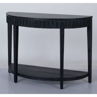 Thousand Oaks Wood Scalloped Demilune Console Table - Threshold™ designed with Studio McGee | Target