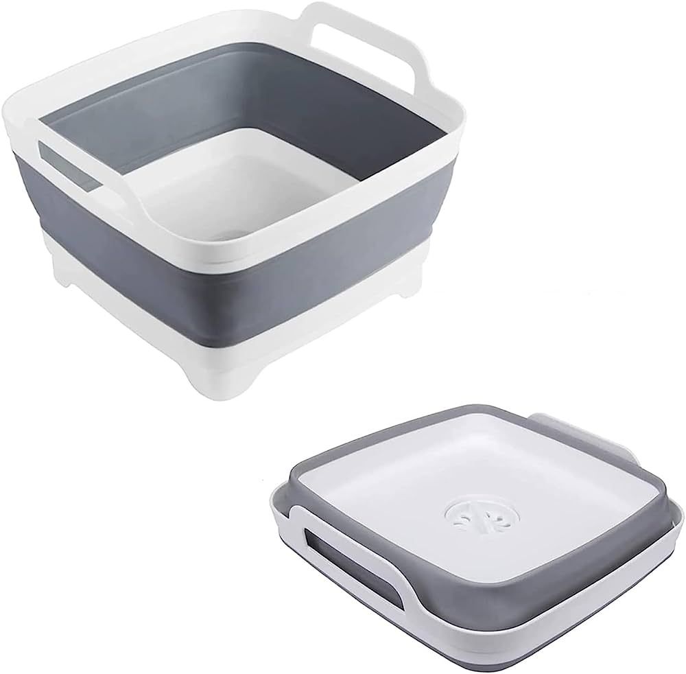 MontNorth Dishpan For Washing Dishes,9L Collapsible Dish Tub Portable Sink,Wash Dish Basin,Foldab... | Amazon (US)