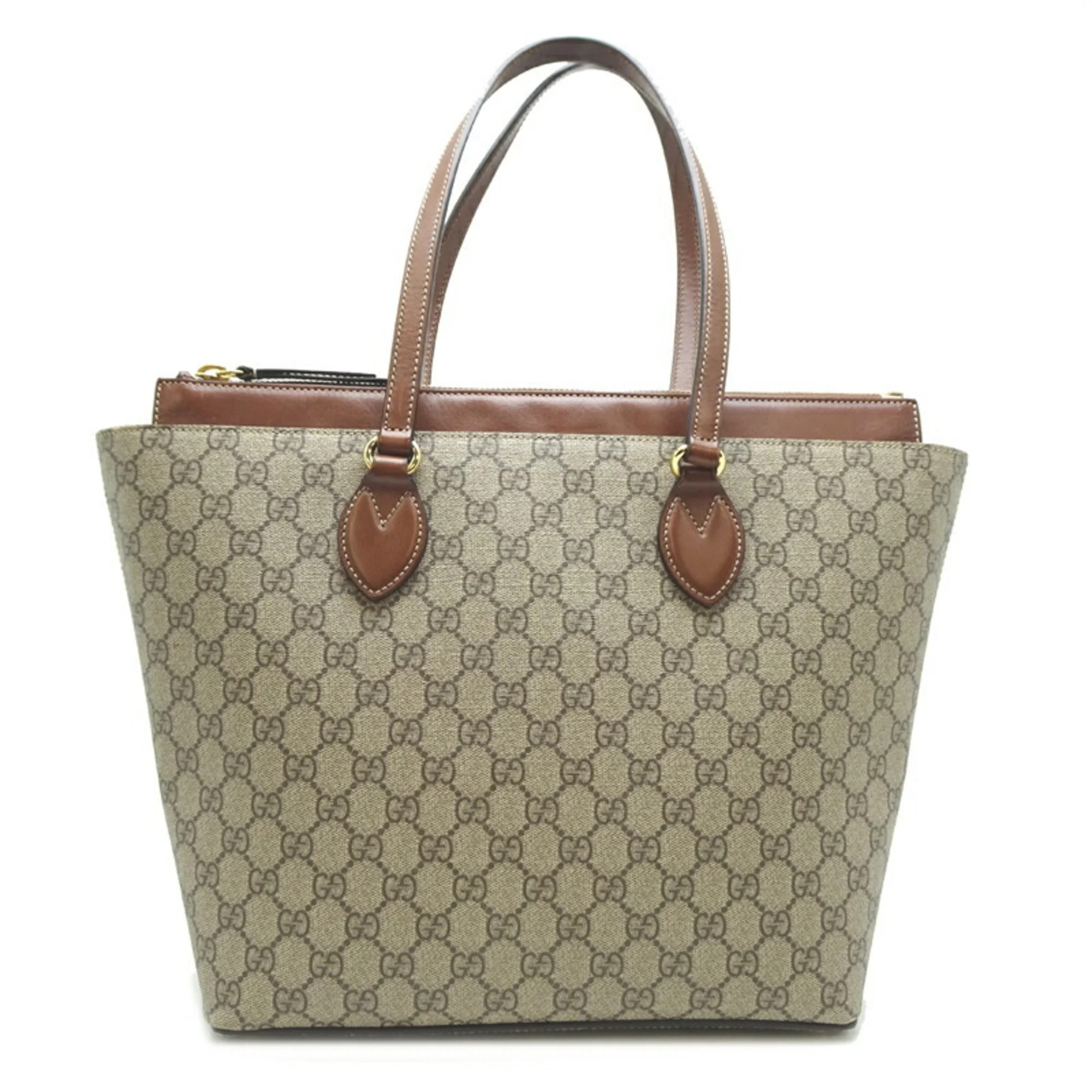Pre-Owned Gucci Tote Bag, Women's Shoulder 415721, GG Supreme, Beige (Good) | Walmart (US)