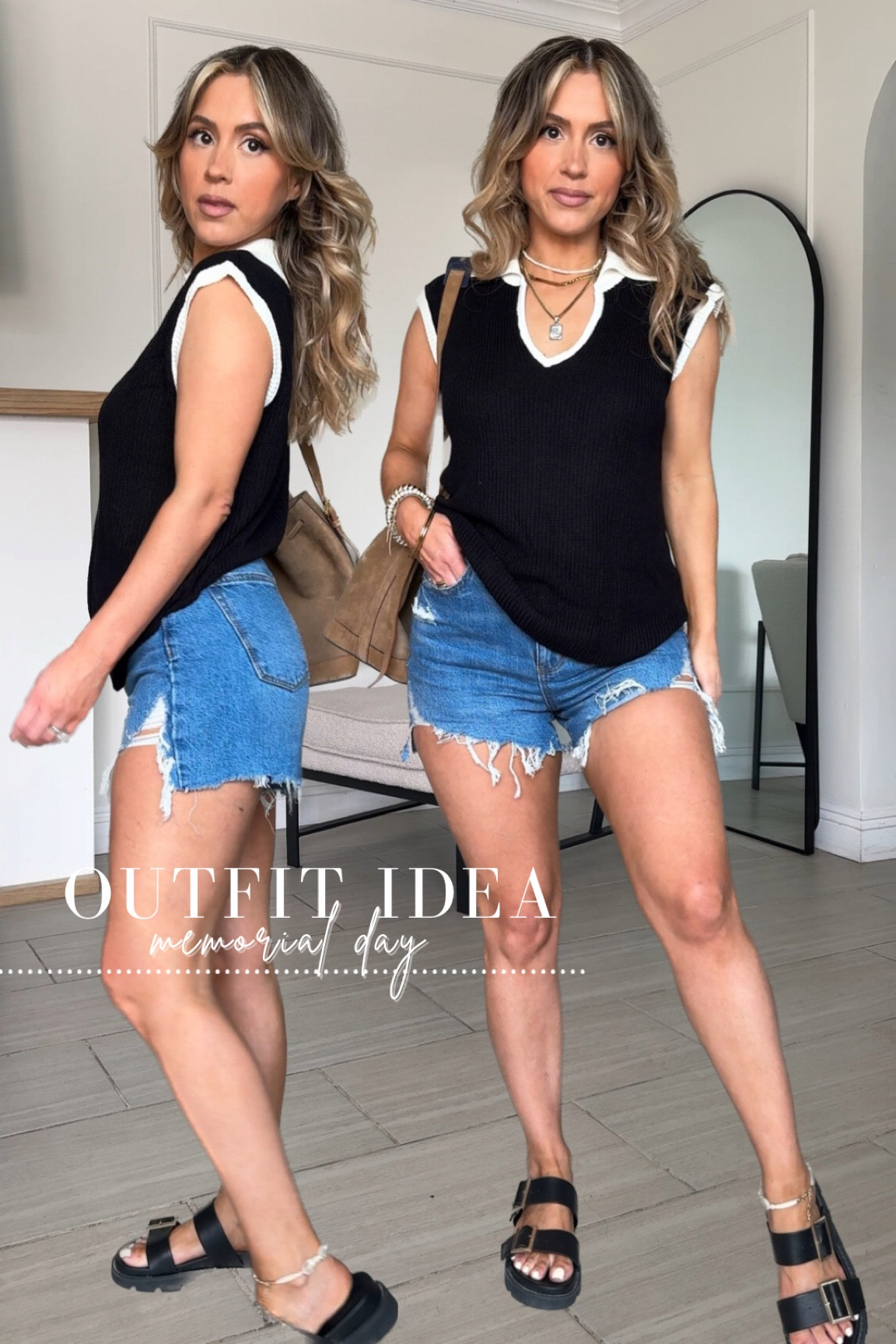 Memorial Day Amazon Outfit ☀️

✔️ wearing Small in top + bottom
✔️ exact sandals are no longer carried from Revolve. I linked VERY similar great options. 

#LTKU #LTKFindsUnder50 #LTKStyleTip