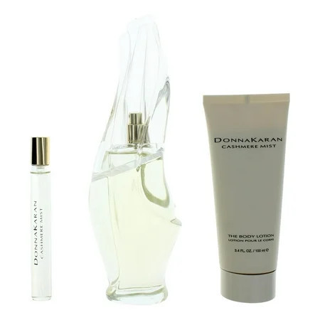 Donna Karan Cashmere Mist 3 Pc Gift Set 3.4oz EDP Spray 0.34oz EDP Spray 3.4oz Body Lotion | Walmart (US)