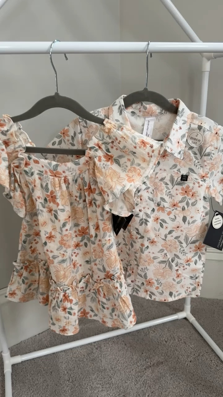 Spring matching sibling looks for under $15 Perfect for church or Spring photos. The boys look is a complete 2 piece set. 

#LTKbaby #LTKfamily #LTKkids