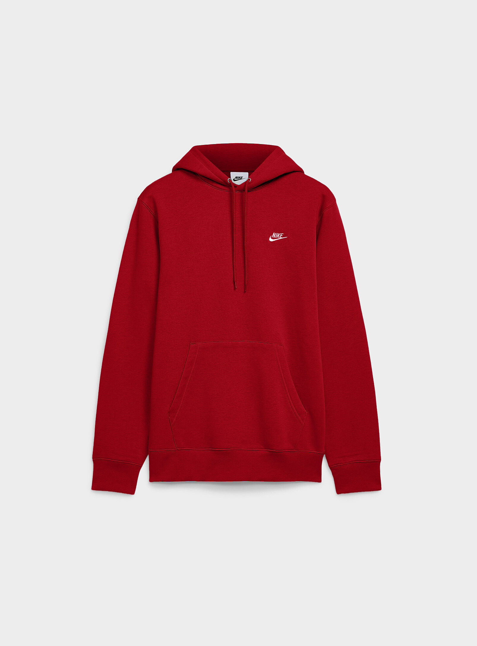 Nike - Nike Club hoodie (Men, Red, LARGE) | Simons