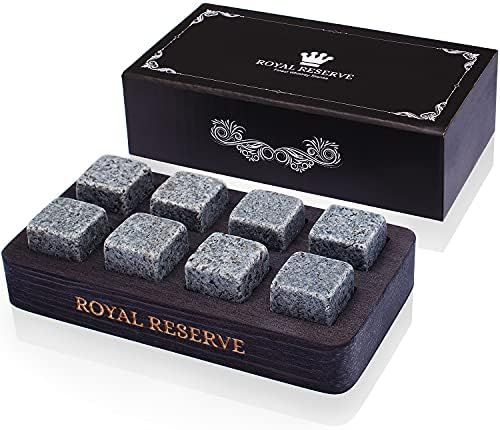 Whiskey Stones Gift Set by Royal Reserve | Artisan Crafted Reusable Refreezable Chilling Cooler Rock | Amazon (US)