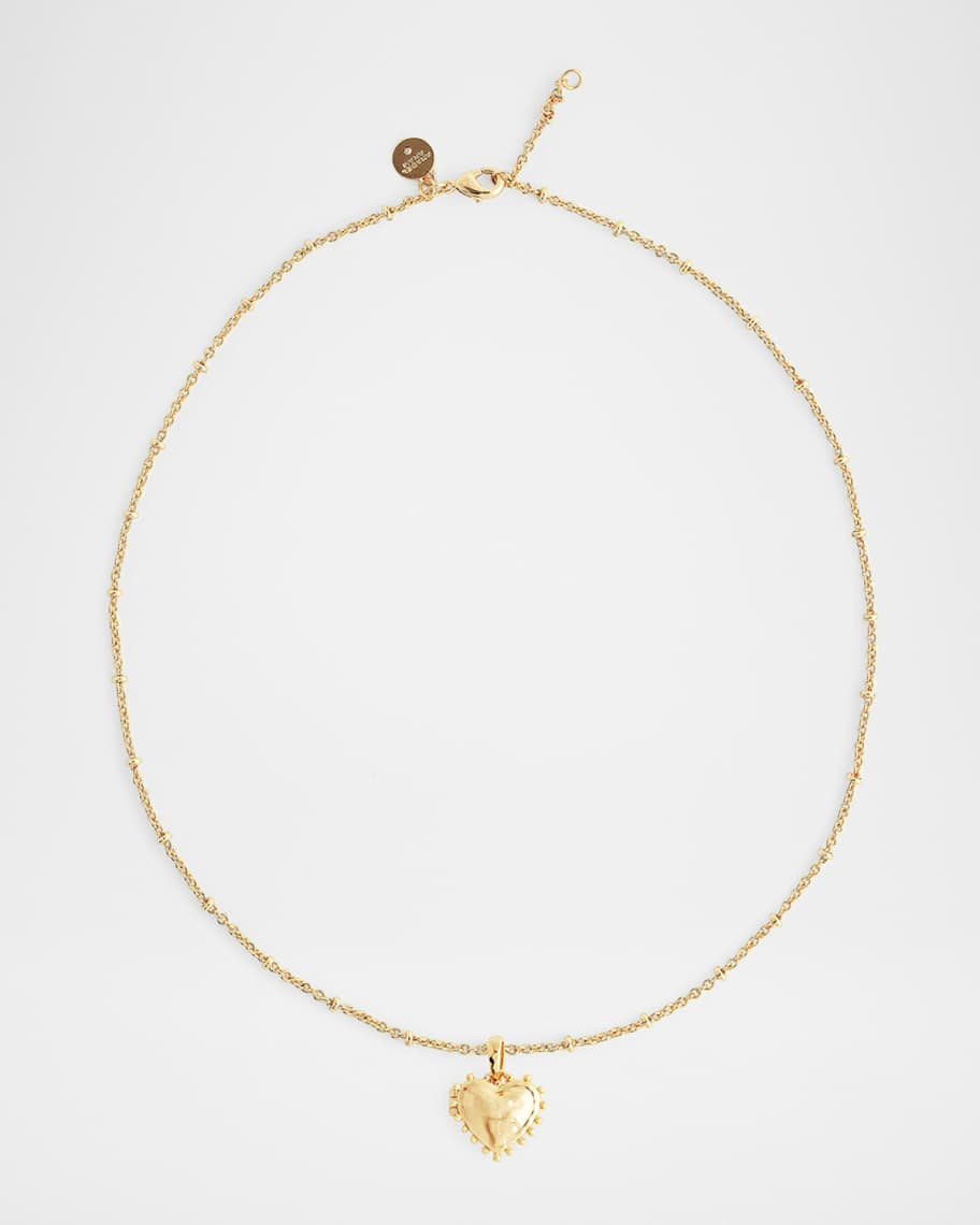 Anabel Aram Jewelry Heart Small Locket Necklace | Neiman Marcus