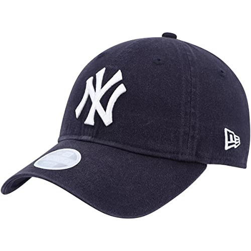 New Era Women's MLB Core Classic 9TWENTY Team Color Home Adjustable Hat Cap One Size Fits All - New York Yankees Navy | Amazon (US)