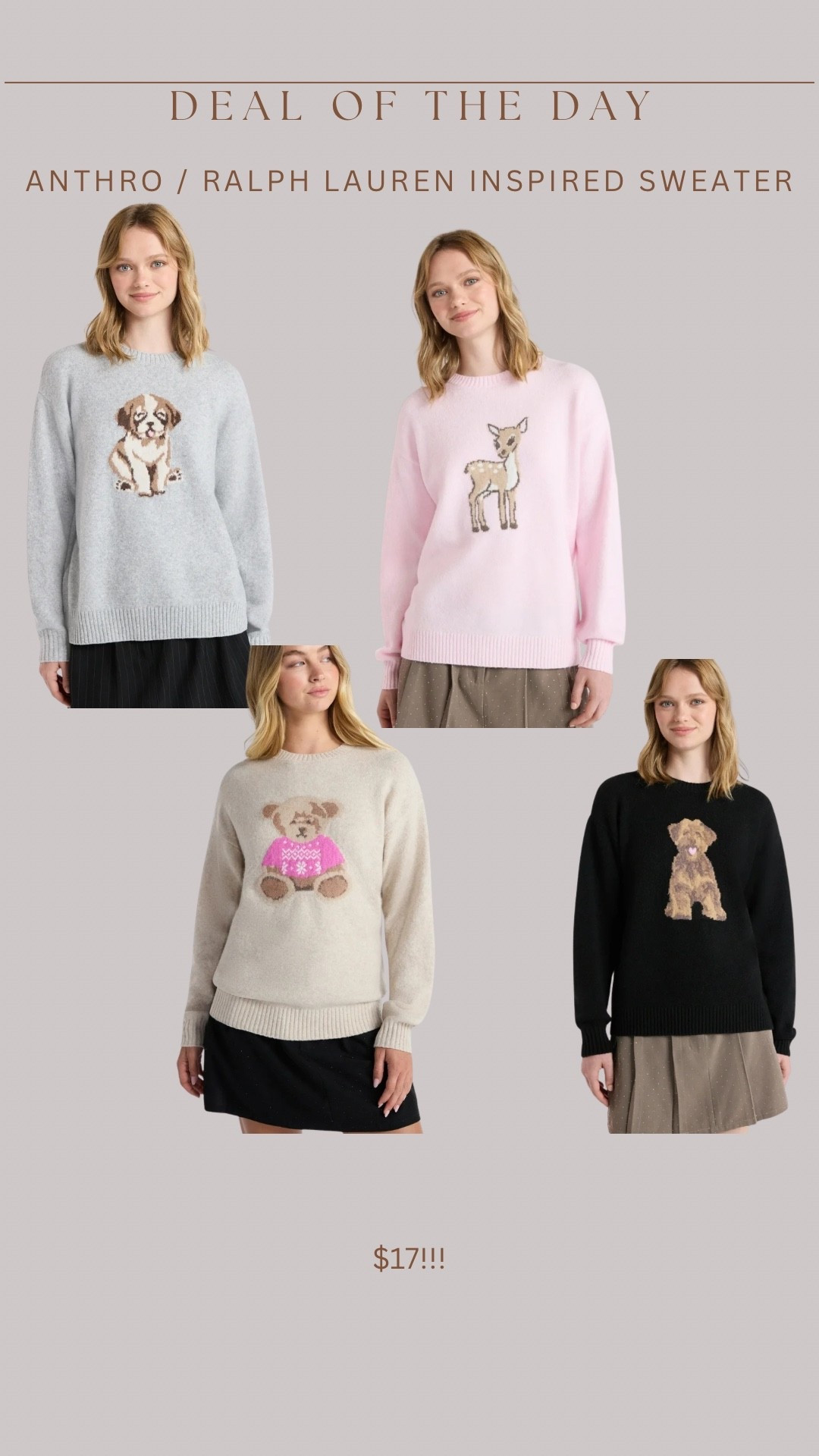 BRAND NEW WALMART SWEATER!!!!! Omg!!!!! Major anthro / Walmart inspired sweater 😍😍😍 will sellout quickly! 

#LTKGiftGuide #LTKFamily #LTKSaleAlert